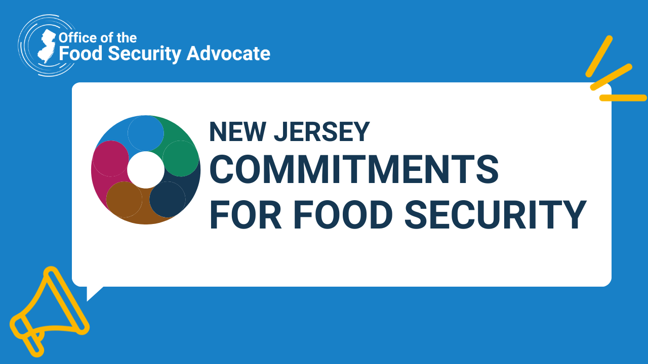 NJ Commitments for Food Security